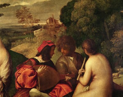 Concerto campestre (dettaglio) da Tiziano Vecelli